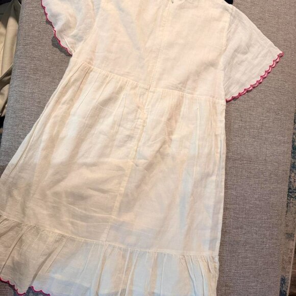THML Anthropologie White Cotton Embroidered Dress Size XS Like New - Picture 3 of 3